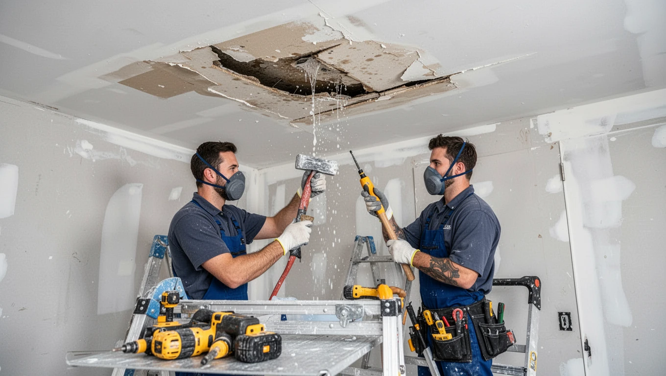 Ceiling Water Damage Repair